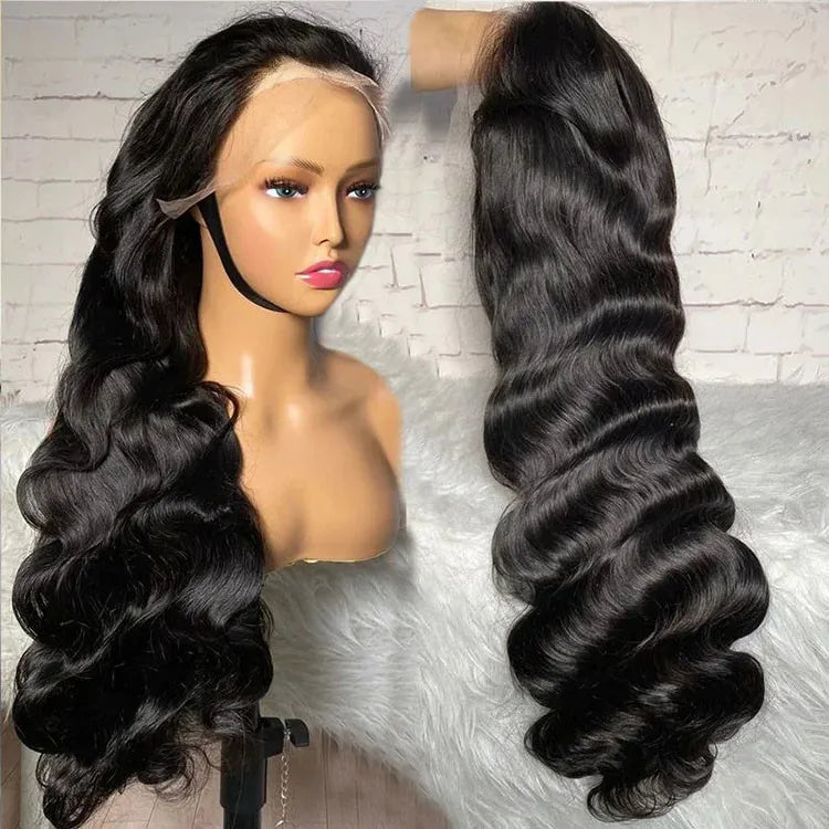 40 Inch Frontal Glueless Full Hd Lace Wigs Human Hair Unprocessed 100% C