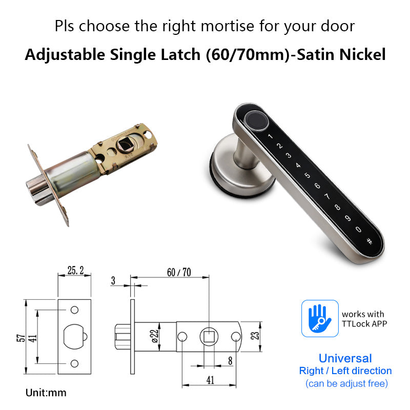 Ttlock EBiometric Security Hotel Furniture Gate Smart Fingerprint Door Lock