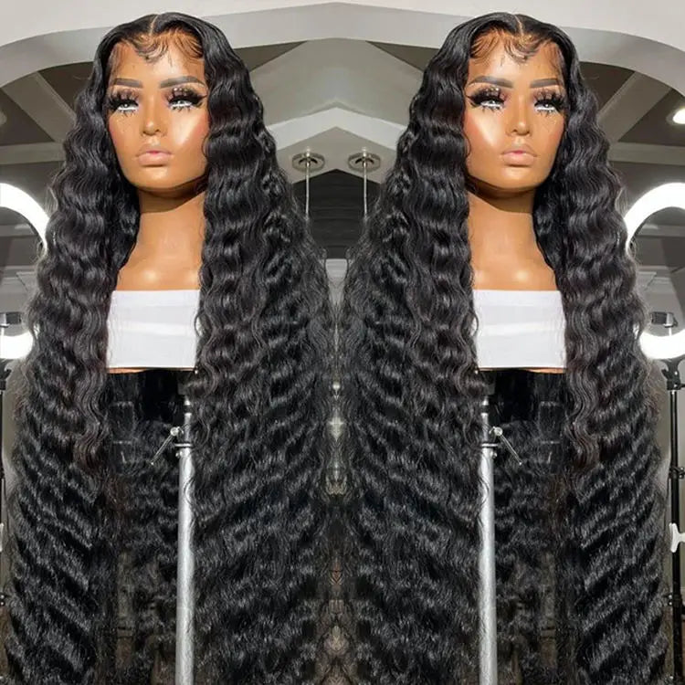 40 Inch Frontal Glueless Full Hd Lace Wigs Human Hair Unprocessed 100% C