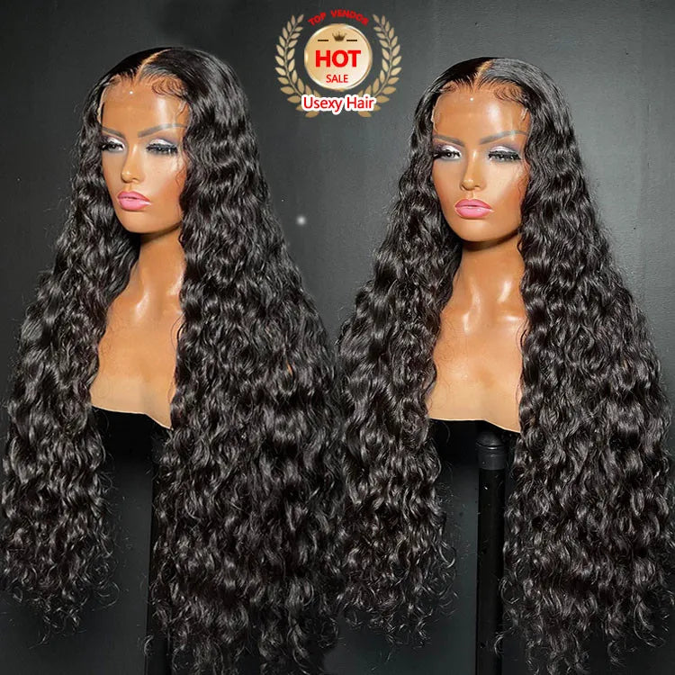 40 Inch Frontal Glueless Full Hd Lace Wigs Human Hair Unprocessed 100% C