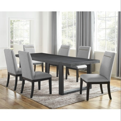 Yves - 9 Piece Dining Set - Gray